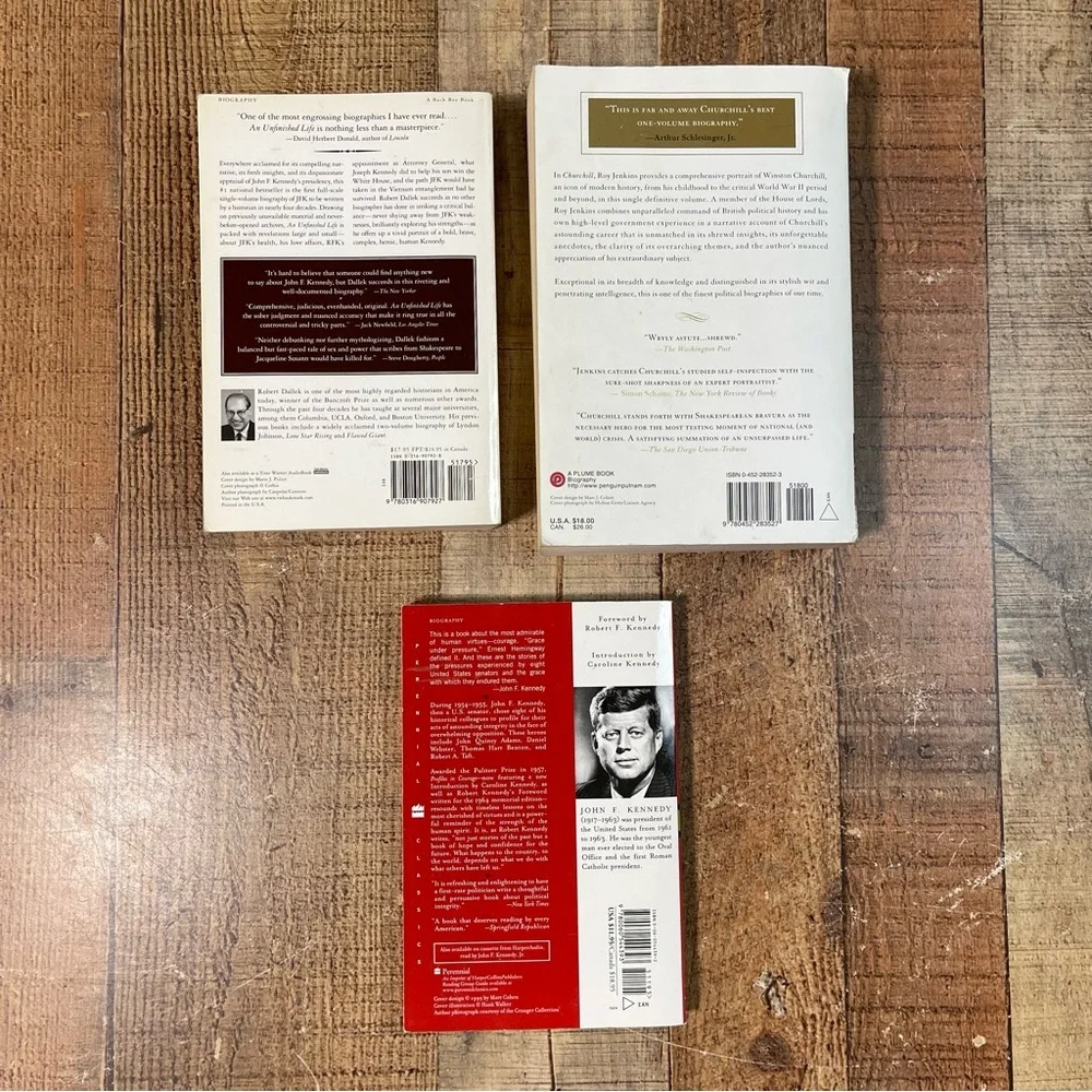 John F. Kennedy Robert F. Kennedy Churchill Biography Bool Bundle History